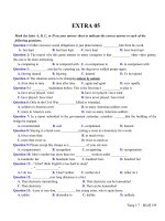 Đề ôn thi đại học môn Tiếng Anh năm 2013-Đề 5 doc