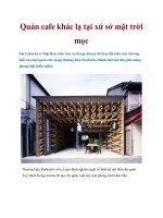 Quán cafe khác lạ tại xứ sở mặt trời mọc ppt