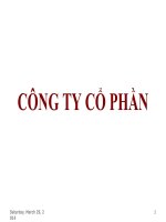 CHUONG 3  pháp luật về công ty cổ phần