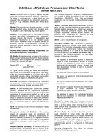 Definitions of Petroleum Products and Other Terms (Revised March 2007) docx