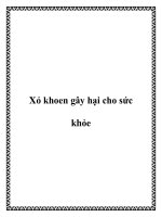 Xỏ khoen gây hại cho sức khỏe pot