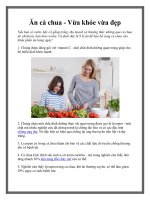 Ăn cà chua - Vừa khỏe vừa đẹp docx