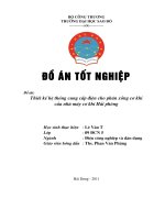 cung cấp điện cho phân xưởng cơ khí