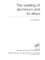 the welding of aluminium and its alloys