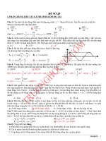 THI THỬ ĐẠI HỌC CÂP TỐC Năm học: 2012-2013 MÔN VẬT LÍ - Mã đề 020 doc