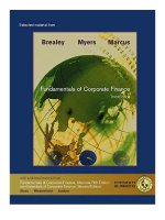 Fundamentals of Corporate Finance docx