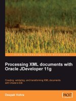Processing XML documents with Oracle JDeveloper 11g pptx