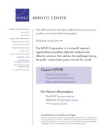 U.S. Army Security Cooperation - Toward Improved Planning and Management docx