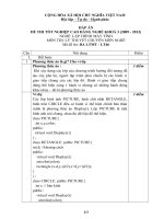 đáp án đề thi lí thuyết tốt nghiệp khóa 3 - lập trình máy tính - mã đề thi ltmt - lt (46)