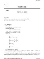 CHƯƠNG 2: THỐNG KÊ potx