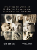 Improving the Quality of Health Care for Mental and Substance-Use Conditions doc
