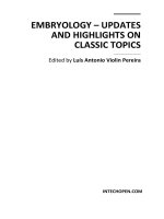 Embryology – Updates and Highlights on Classic Topics Edited by Luís Antonio Violin Pereira pptx