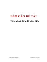 Đề tài báo cáo 