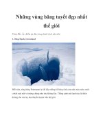 Những vùng băng tuyết đẹp nhất thế giới pdf