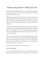 Windows Intune Beta 2: Những điều mới docx