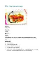 Tôm càng xốt cơm rượu potx