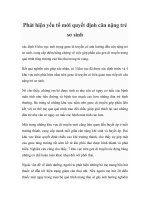 Phát hiện yếu tố mới quyết định cân nặng trẻ sơ sinh docx