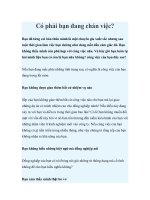 Có phải bạn đang chán việc? doc