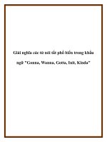 Giải nghĩa các từ nói tắt phổ biến trong khẩu ngữ 