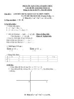 PHẦN ÔN TẬP CỦNG CỐ KIẾN THỨC CÁC BƯỚC GIẢI BÀI TOÁN 12 ppt