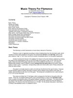 Music theory for flamenco