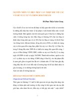 NGUYÊN NHÂN VÀ BIỆN PHÁP CAN THIỆP ĐỐI VỚI CÁC VẤN ĐỀ VỀ CƯ XỬ VÀ CHỐNG ĐỐI Ở TRẺ EM docx