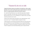 Vitamin K cho trẻ sơ sinh doc