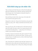 Kích thích sáng tạo cho nhân viên potx