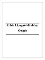 Robin Li, người đánh bại Google docx