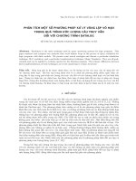 Phân tích một số phương pháp xử lý vòng lặp vô hạn trong quá trình ước lượng câu truy vấn đối với chương trình datalog. pdf