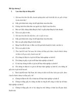 Trắc nghiệm tài chính doanh nghiệm docx