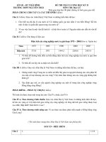 Đề Thi Thử Tốt Nghiệp Địa Lý 2013 - Phần 2 - Đề 4 pptx