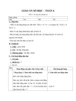 giáo án bài quy tắc chuyển vế - toán 6 - gv.tr.hồng linh