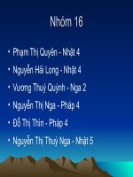 Các quy định của WTO vào Việt Nam về việc áp dụng các biện pháp hạn chế định lượng potx