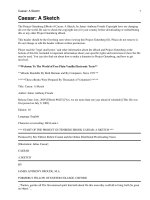 Caesar: A Sketch potx