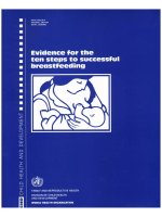 Evidence for the Ten Steps to Successful Breastfeeding docx