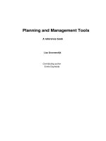PLANNING AND MANAGEMENT TOOLS: A REFERNECE BOOK docx