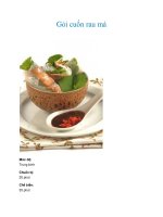 Gỏi cuốn rau má pptx