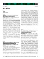 Báo cáo khoa học: A1 – Ageing potx