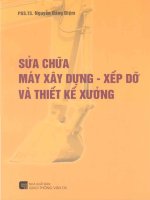 sửa chữa máy xây dựng, xếp dỡ và thiết kế xưởng