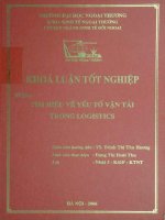 Tìm hiểu về yếu tố vận tải trong logistics