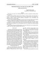 Tình hình dịch hại lúa tại Yên Châu, Sơn la năm 2006 Và 2007 ppt