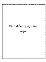 Cách điều trị suy thận mạn docx