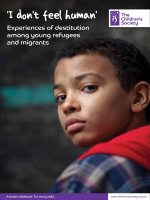 ‘I don’t feel human’ Experiences of destitution among young refugees and migrants pdf