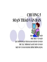 quản trị hành chính văn phòng - chương 5-soạn thảo văn bản