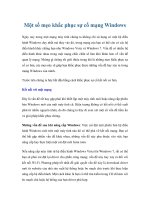 Một số mẹo khắc phục sự cố mạng Windows ppt
