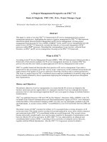 A PROJECT MANAGEMENT PERSPECTIVE ON ITIL V3 pptx