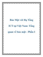 Bảo Mật với Hạ Tầng ICT tại Việt Nam: Tổng quan về bảo mật - Phần I docx