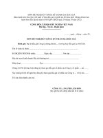 ĐƠN ĐỀ NGHỊ HỦY ĐĂNG KÝ THAM GIA ĐẤU GIÁ pptx