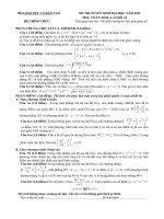 ĐỀ THI CHÍNH THỨC MÔN TOÁN NĂM 2012 KHỐI A